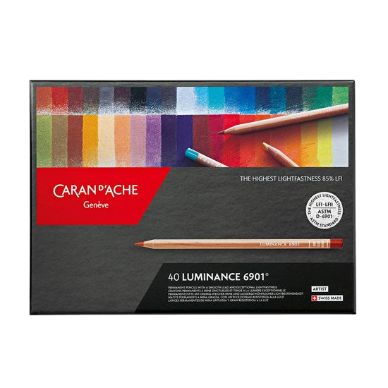 Ens. 40 crayons de couleur Luminance 6901
