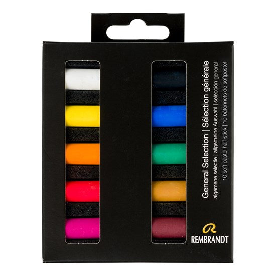Soft Half Pastel Set Assorted Colours (10)