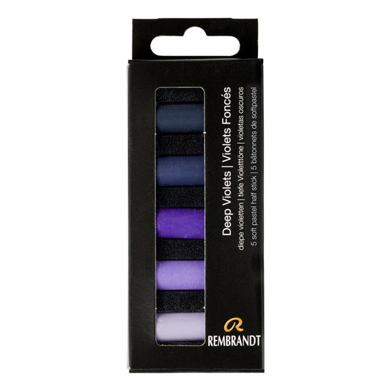 Soft Half Pastel Set  Deep Violet (5)