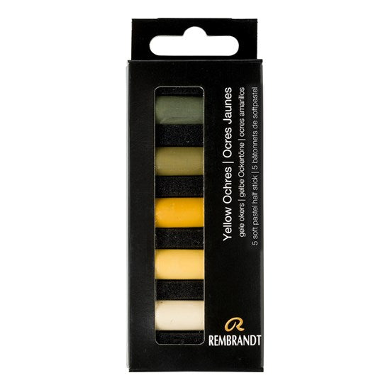 Soft Half Pastel Set  Ochre Yellow (5)