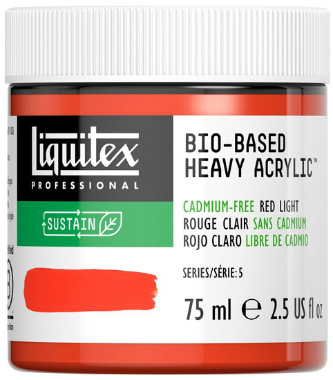 Acrylique bio hv - 2.5oz - rouge sans cadmium clair - s5