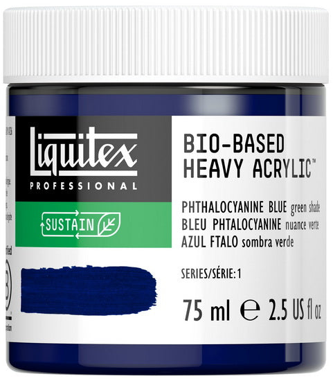 Acrylique bio hv - 2.5oz - bleu phtalocyanine nuance verte - s1