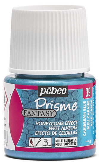 Peinture à effet - fantasy prisme - 45ml - bleu caraibe