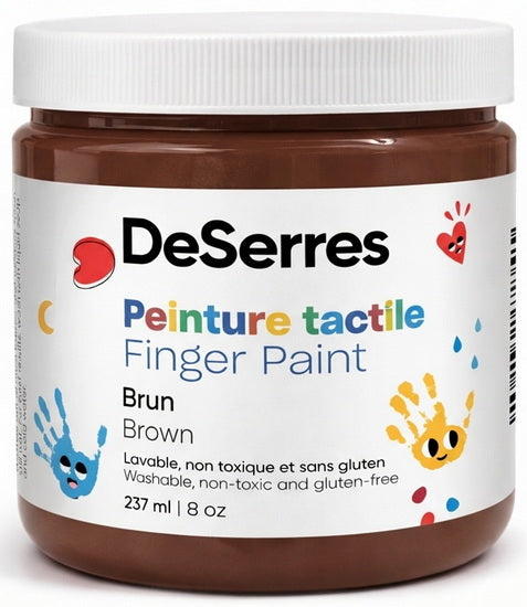 Peinture tactile- 237ml - brun