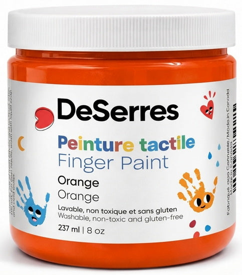 Peinture tactile- 237ml - orange