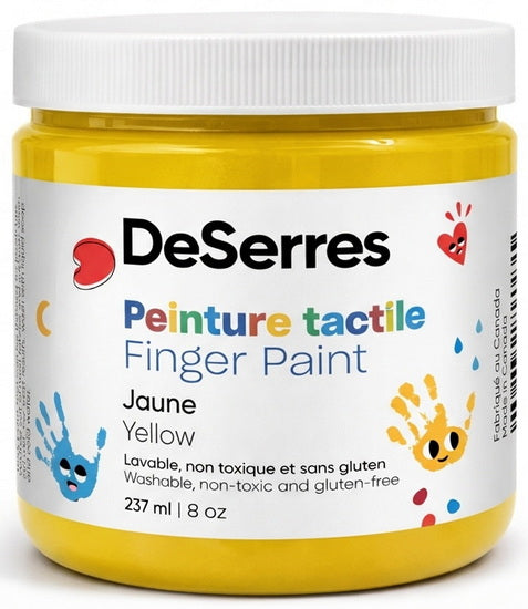 Peinture tactile- 237ml - jaune