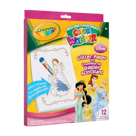 Crayola princess glitter paper