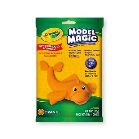 Pâte à modeler model magic de crayola – orange