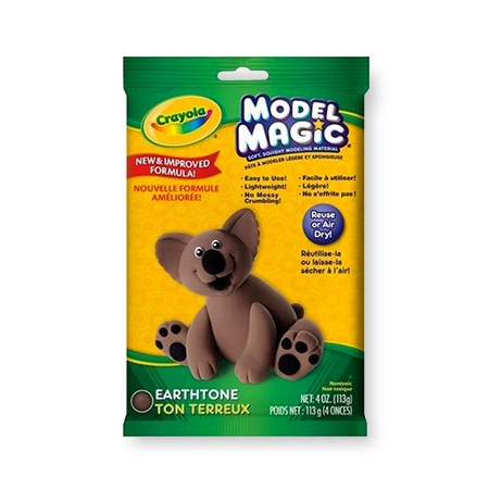 Pâte à modeler model magic de crayola – couleur terre