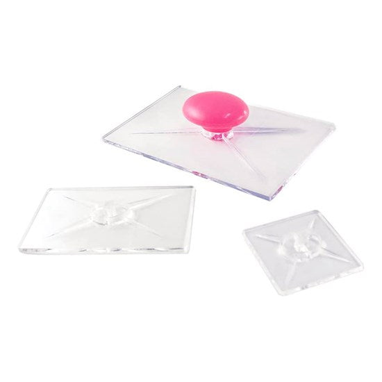3 Blocs pour tampon transparent