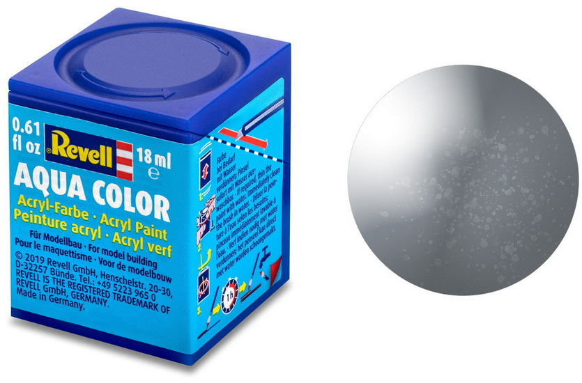 ACRYLIQUE AQUA COLOR - 18 ML Gris Acier Métal