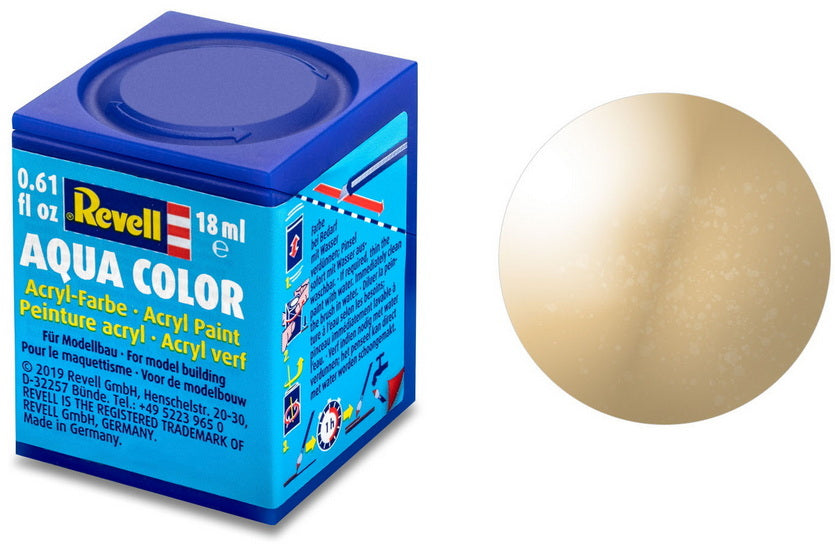 ACRYLIQUE AQUA COLOR - 18 ML Or Métal