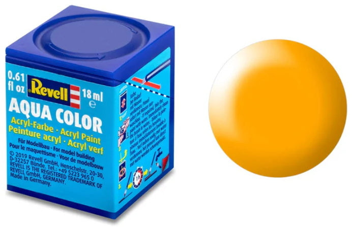 Acrylique Aqua Color - 18 ML Jaune Satiné