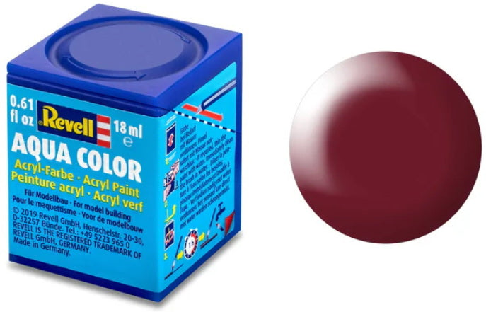 Acrylique Aqua Color - 18 ML Rouge Bordeaux Satiné