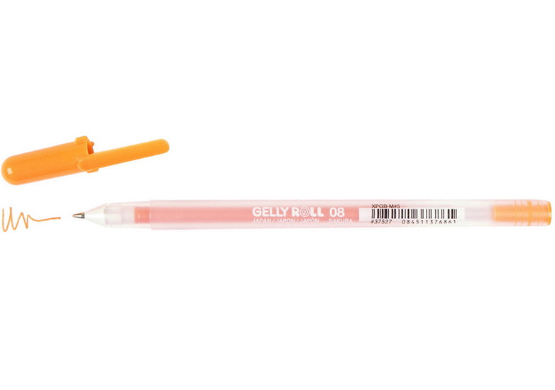Stylo gel gelly roll 0.4mm orange