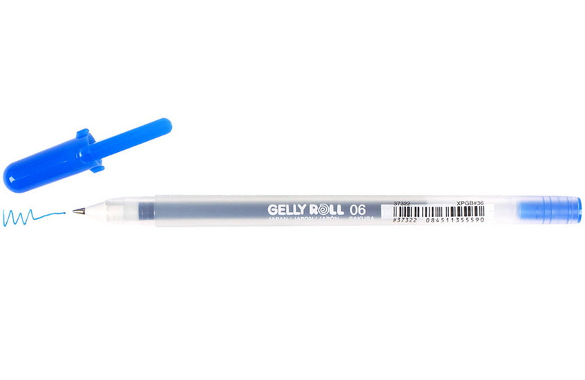 Stylo gel gelly roll 0.3mm bleu