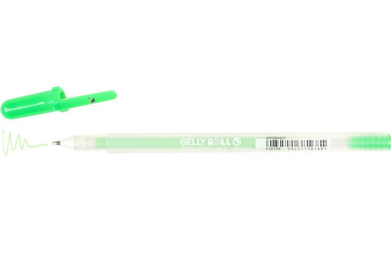 Stylo gel gelly roll moonlight 0.5mm vert fluo