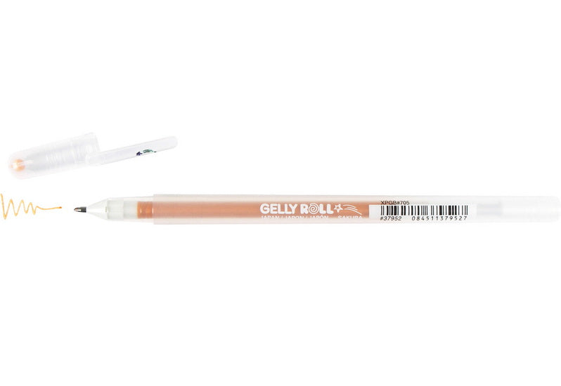 Stylo gel gelly roll stardust 0.5mm cuivre