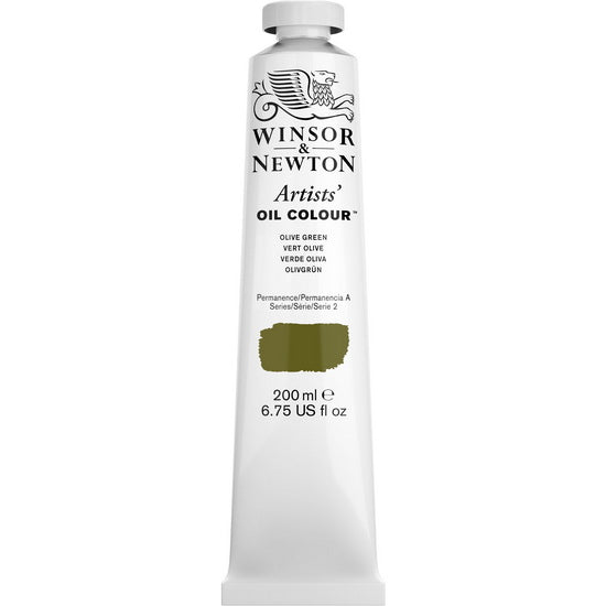 Huile artiste - 200ml - vert olive - s2