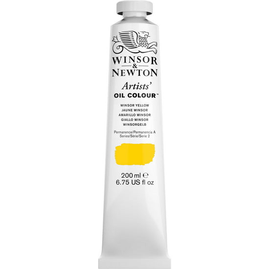Huile artiste - 200ml - jaune winsor - s2