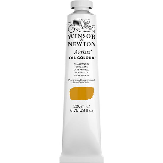 Huile artiste - 200ml - ocre jaune - s1