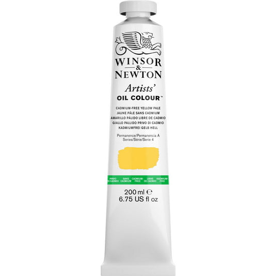 Huile artiste - 200ml - jaune pâle sans cadmium - s4