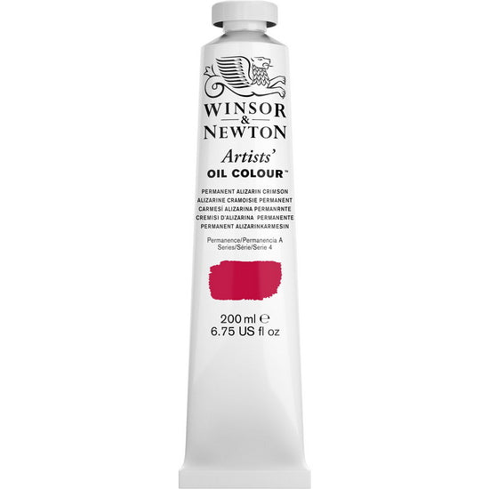 Huile artiste - 200ml - alizarine cramoisie permanent - s4