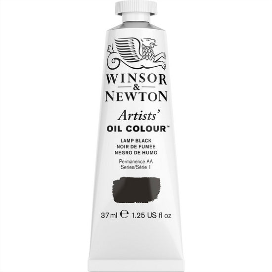 Huile artiste - 37ml - noir de fumée - s1
