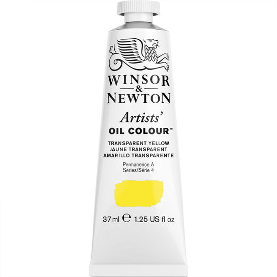 Huile artiste - 37ml - jaune transparent - s4