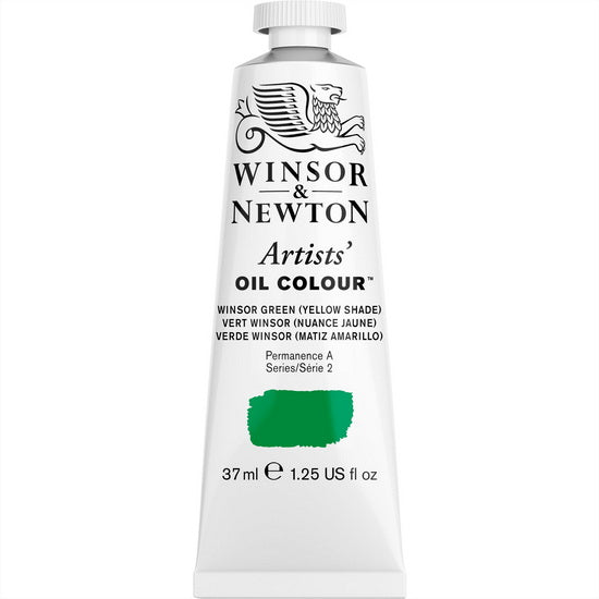 Huile artiste - 37ml - vert winsor nuance jaune - s2