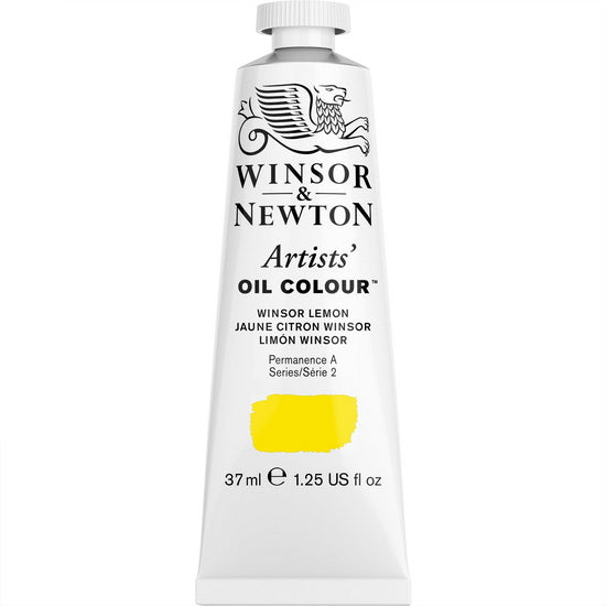 Huile artiste - 37ml - jaune citron winsor - s2