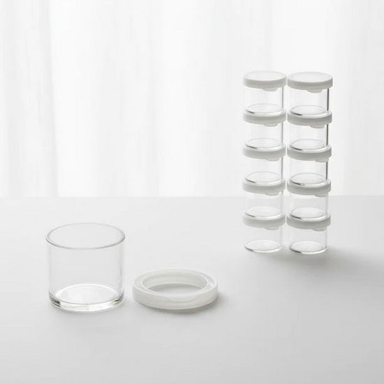 Paquet 8 godets en plastique