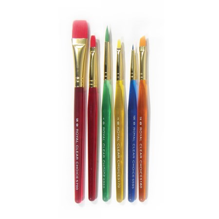 Set of 6 Deluxe Beginners Brushes