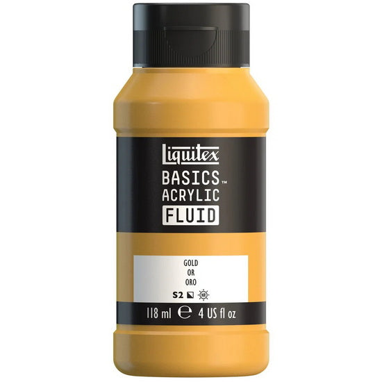 Acrylique basics fluide - 4oz - or