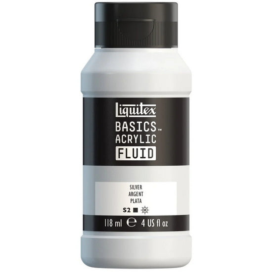 Acrylique basics fluide - 4oz - argent