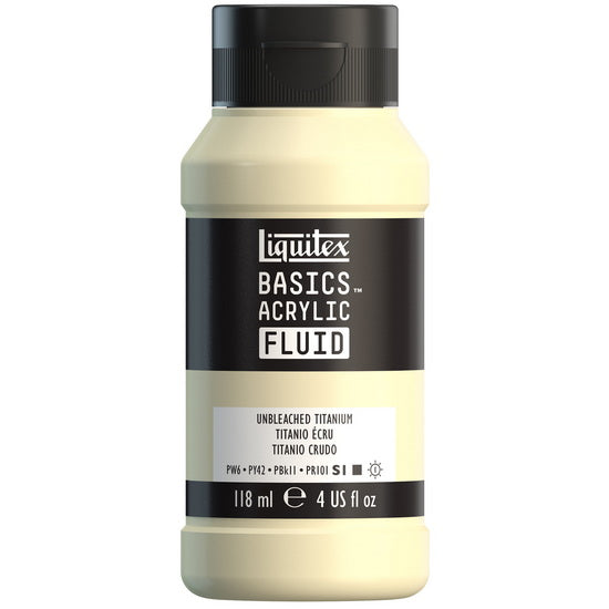 Acrylique basics fluide - 4oz - titane écru
