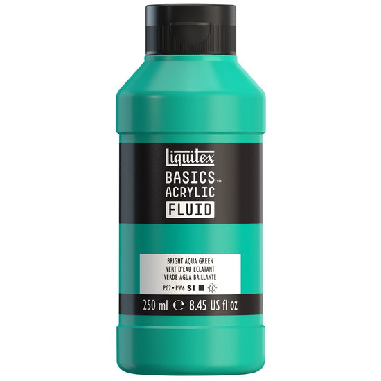 Acrylique basics fluide - 8oz - vert aqua brillant