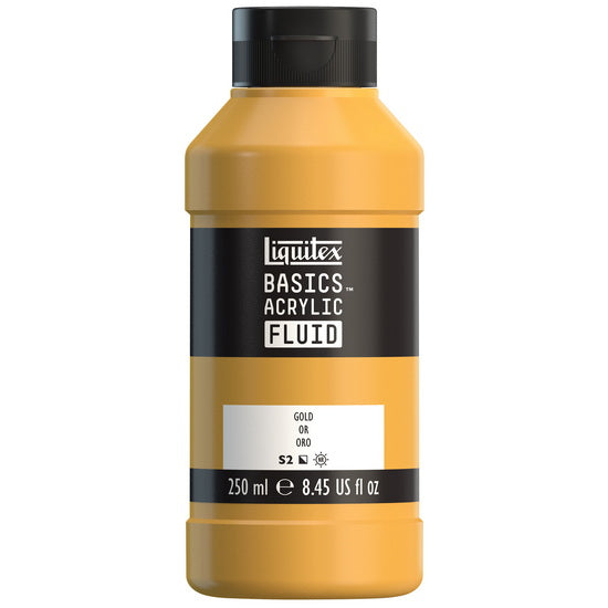 Acrylique basics fluide - 8oz - or
