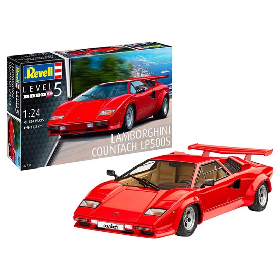 Ensemble modèle réduit - lamborghini countach lp500s