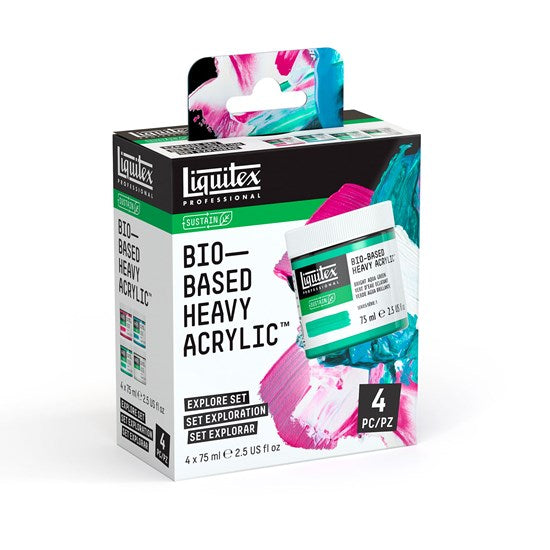 Ens. 4 acrylique hv bio exploration - 75ml
