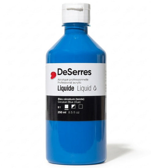 Liquid Acrylic Cerulean Blue Hue Series 1 - 250ml