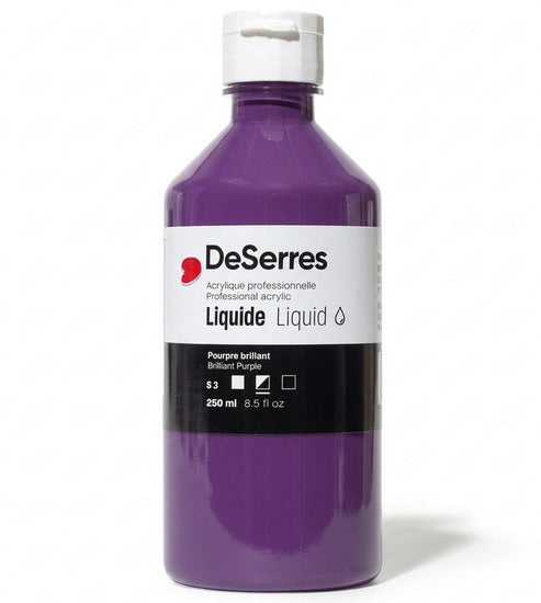 Acrylique liquide  pourpre brillant série 3 - 250ml