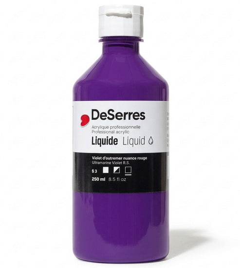Liquid Acrylic Ultramarine Violet Red Shade Series 3 - 250ml