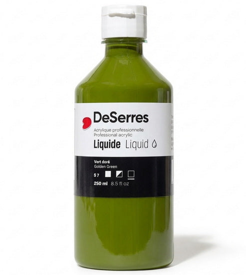 Acrylique liquide  vert doré série 7 - 250ml