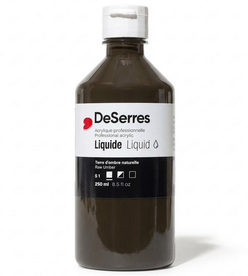 Liquid Acrylic Raw Umber Series 1 - 250ml
