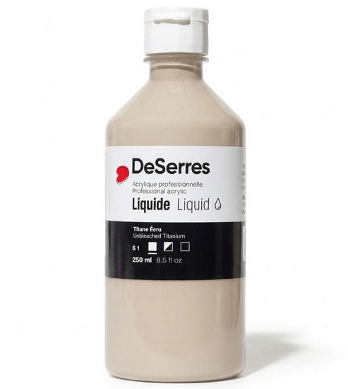 Liquid Acrylic Unbleached Titanium Series 1 - 250ml