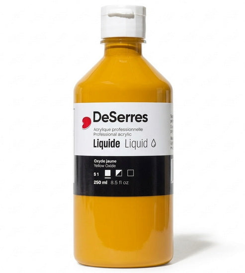 Acrylique liquide  oxyde jaune série 1 - 250ml