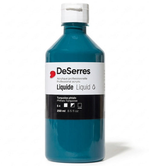 Liquid Acrylic Phthalo Turquoise Series 4 - 250ml