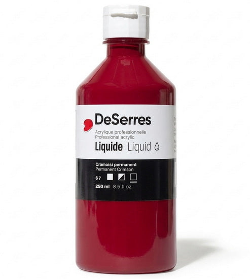 Liquid Acrylic Permanent Crimson Series 7 - 250ml