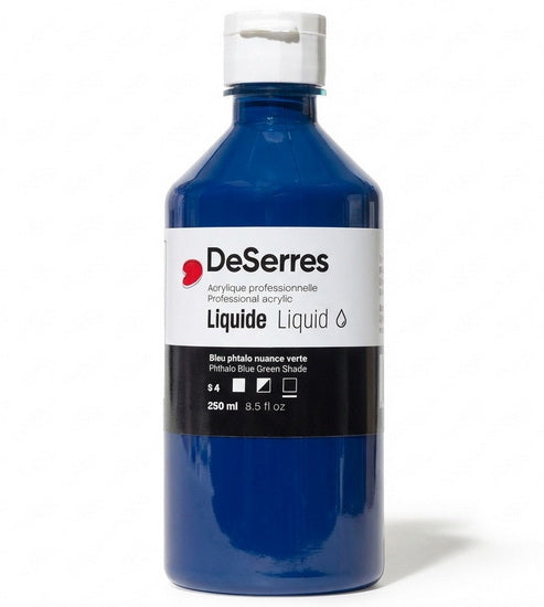 Liquid Acrylic Phthalo Blue Green Shade Series 4 - 250ml